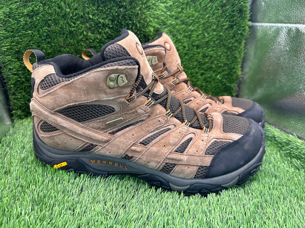 Merrell Moab 2 J06051W Hiking Boot Men's 14W Brown Leather Waterproof Lace-Up